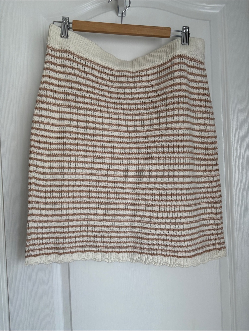 Joe Fresh Striped Knit set  - Cream & Tan